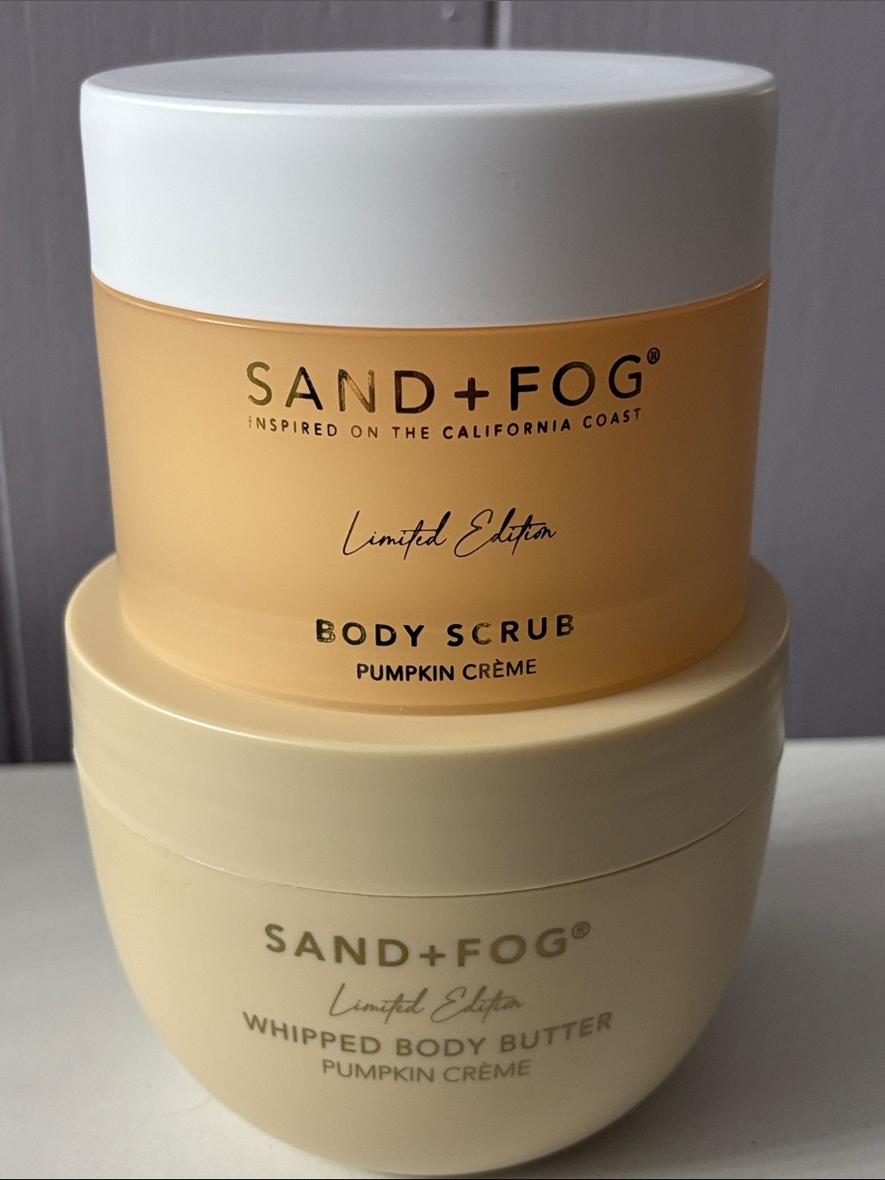 Sand + Fog Pumpkin Crème Body Scrub & Whipped Body Butter Set